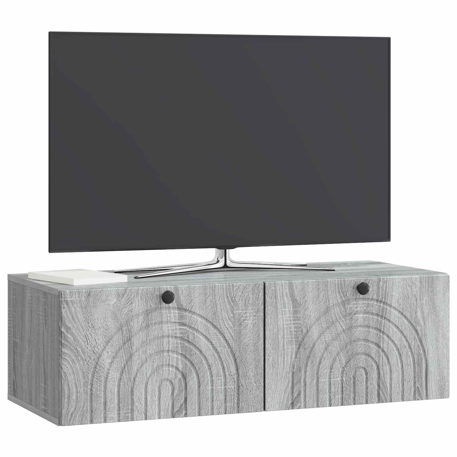 Wandbeugel TV-kast Grijs sonoma 99 x 41 x 30 cm Bewerkt hout
