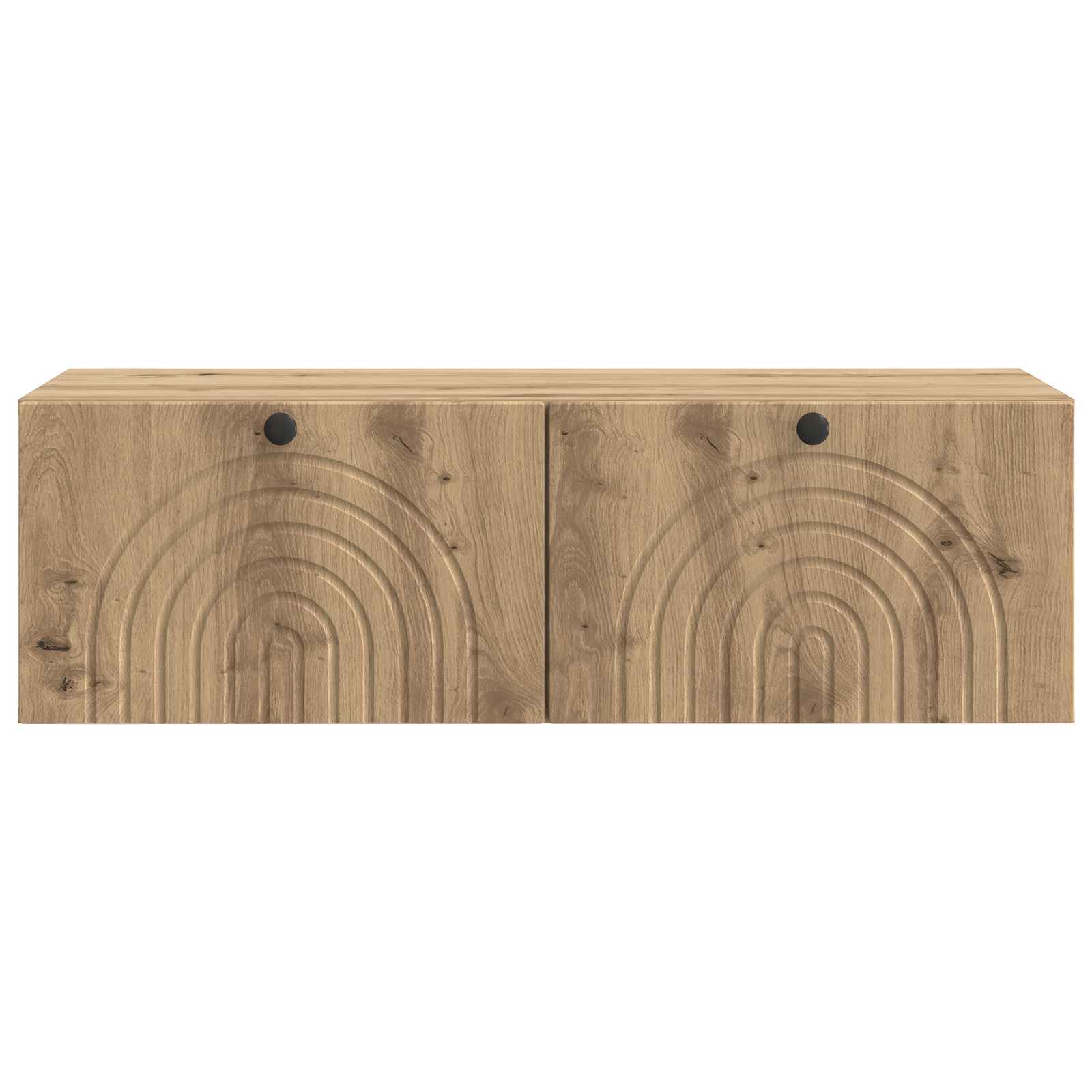 Wandbeugel TV-kast Artisanaal eiken 99 x 41 x 30 cm