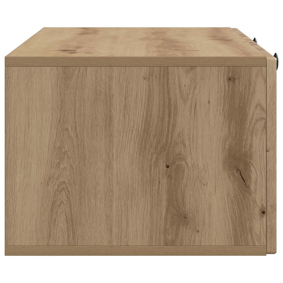 Wandbeugel TV-kast Artisanaal eiken 99 x 41 x 30 cm