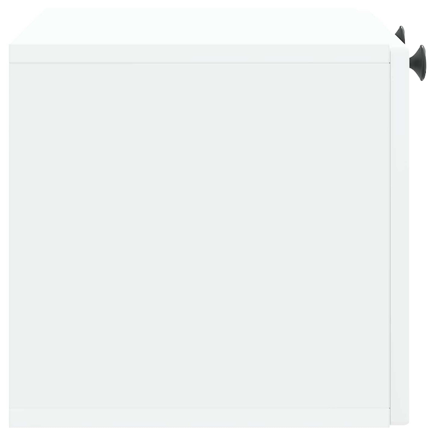 Wandbeugel TV-kast Wit 59,5 x 31 x 30 cm Bewerkt hout