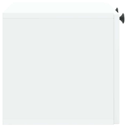 Wandbeugel TV-kast Wit 59,5 x 31 x 30 cm Bewerkt hout