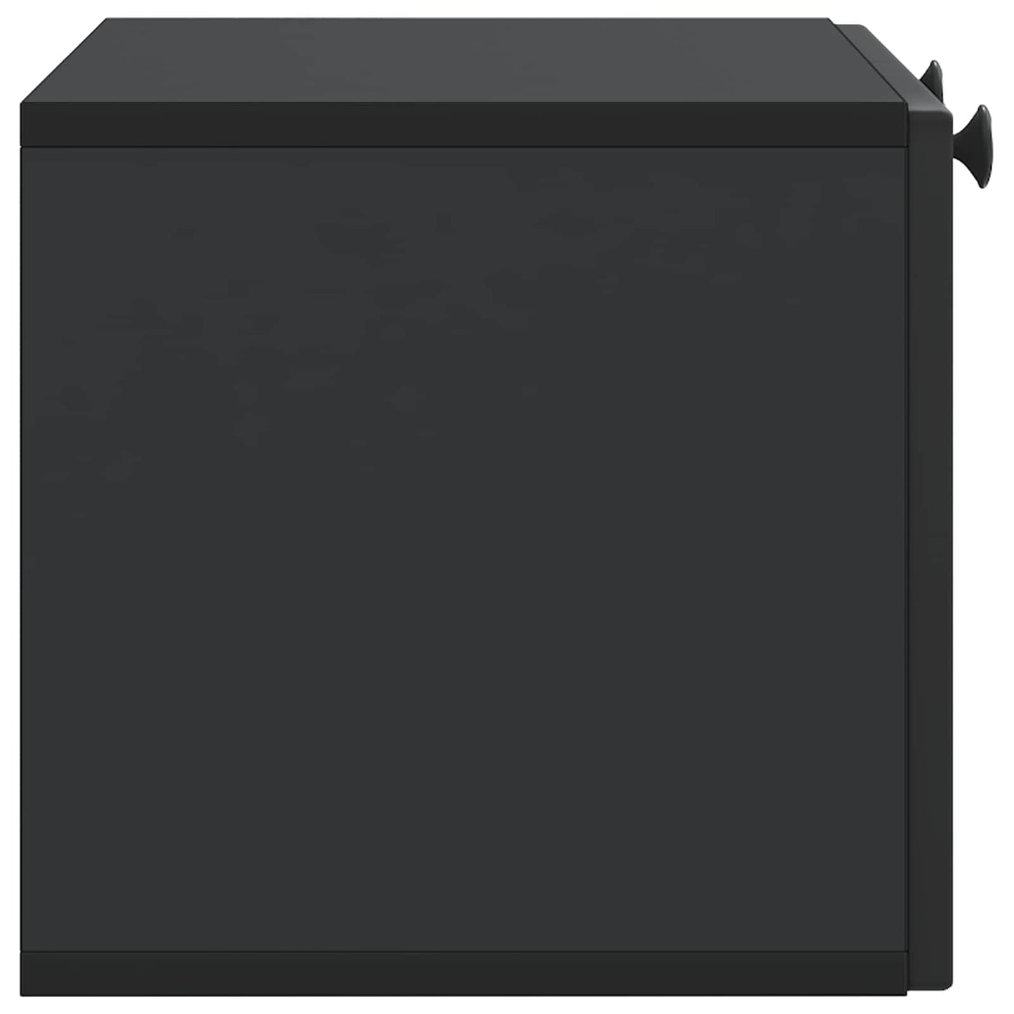 Wandbeugel TV-kast Zwart 59,5 x 31 x 30 cm Bewerkt hout