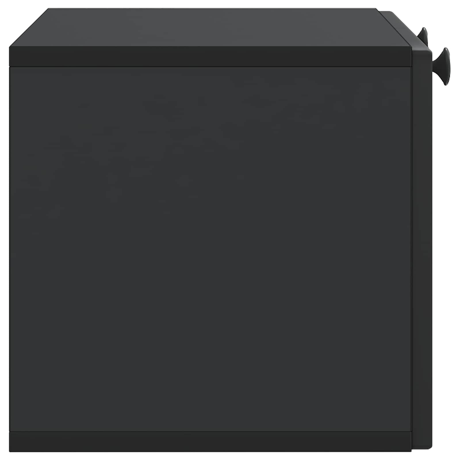 Wandbeugel TV-kast Zwart 59,5 x 31 x 30 cm Bewerkt hout
