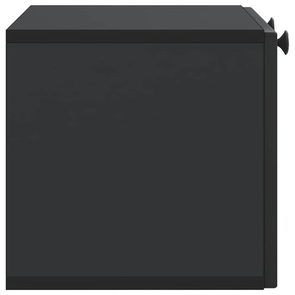 Wandbeugel TV-kast Zwart 59,5 x 31 x 30 cm Bewerkt hout