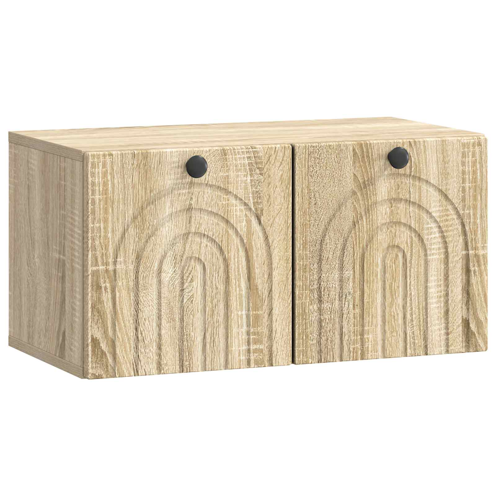 Wandbeugel TV-kast Sonoma Eiken 59,5 x 31 x 30 cm Bewerkt hout