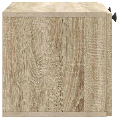 Wandbeugel TV-kast Sonoma Eiken 59,5 x 31 x 30 cm Bewerkt hout