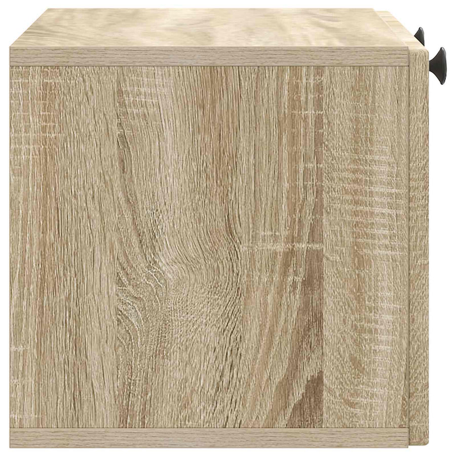 Wandbeugel TV-kast Sonoma Eiken 59,5 x 31 x 30 cm Bewerkt hout