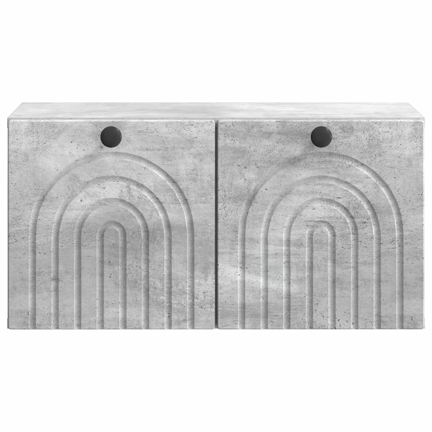 Wandbeugel TV-kast Betongrijs 59,5 x 31 x 30 cm Bewerkt hout