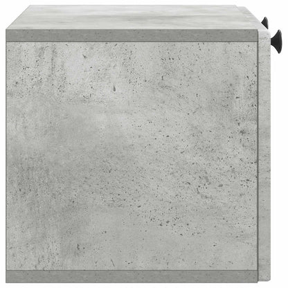 Wandbeugel TV-kast Betongrijs 59,5 x 31 x 30 cm Bewerkt hout