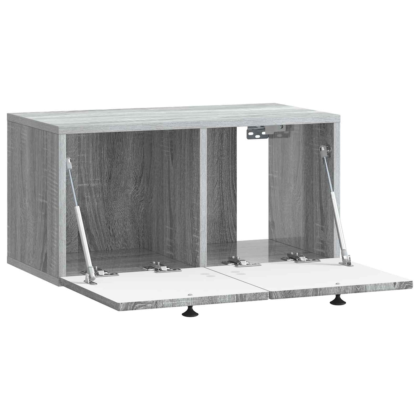 Wandbeugel TV-kast Grijs sonoma 59,5 x 31 x 30 cm Bewerkt hout