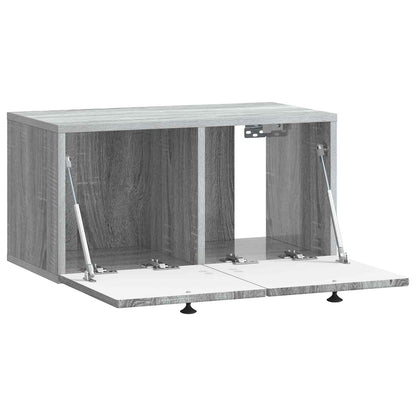 Wandbeugel TV-kast Grijs sonoma 59,5 x 31 x 30 cm Bewerkt hout