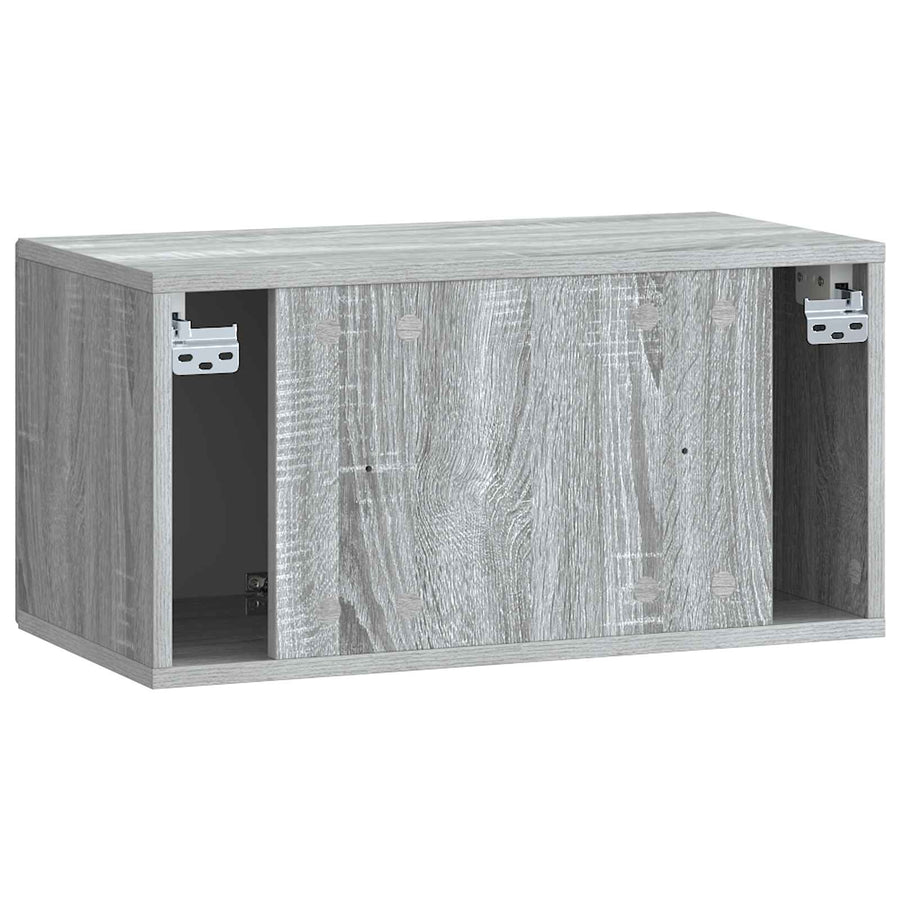 Wandbeugel TV-kast Grijs sonoma 59,5 x 31 x 30 cm Bewerkt hout