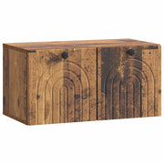 Wandkast TV 59,5x31x30 cm bewerkt hout oud hout