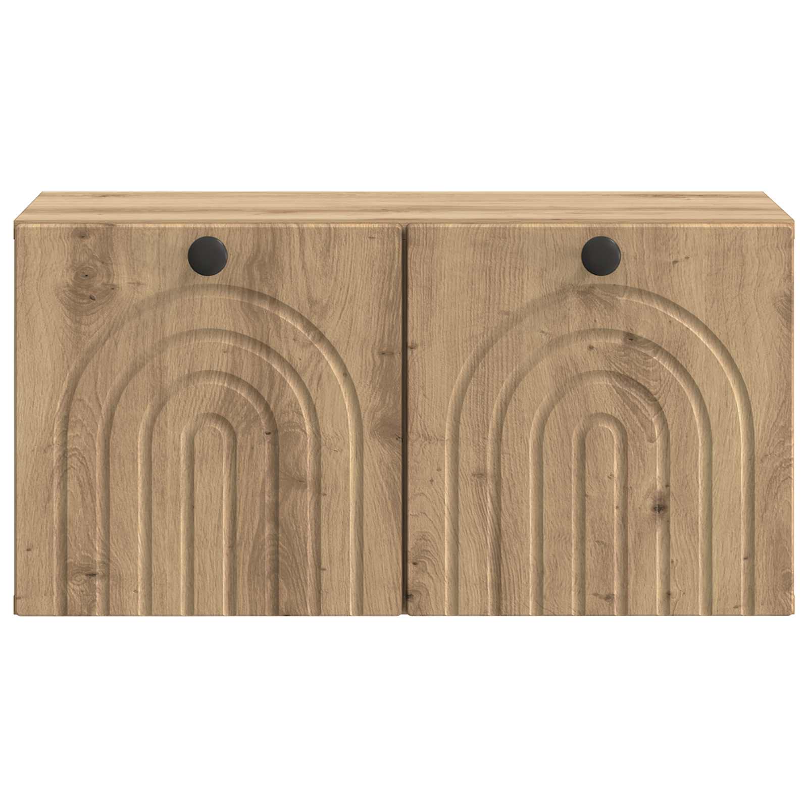 Wandbeugel TV-kast Artisanaal eiken 59,5 x 31 x 30 cm
