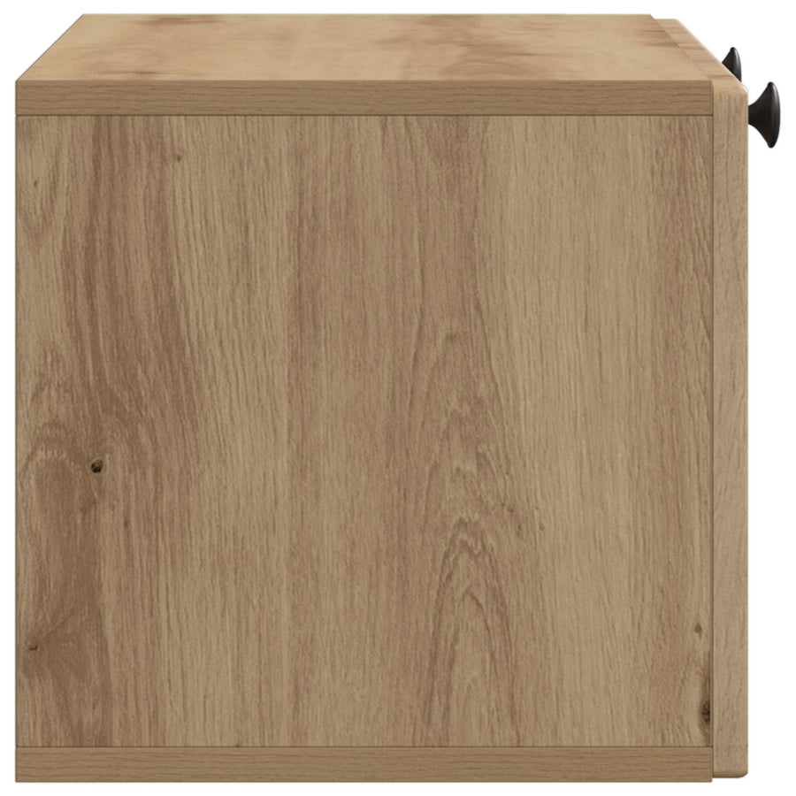 Wandbeugel TV-kast Artisanaal eiken 59,5 x 31 x 30 cm