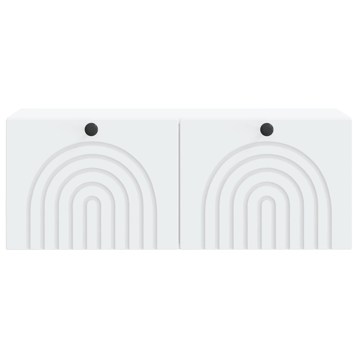 Wandbeugel TV-kast Wit 78,5 x 31 x 30 cm Bewerkt hout
