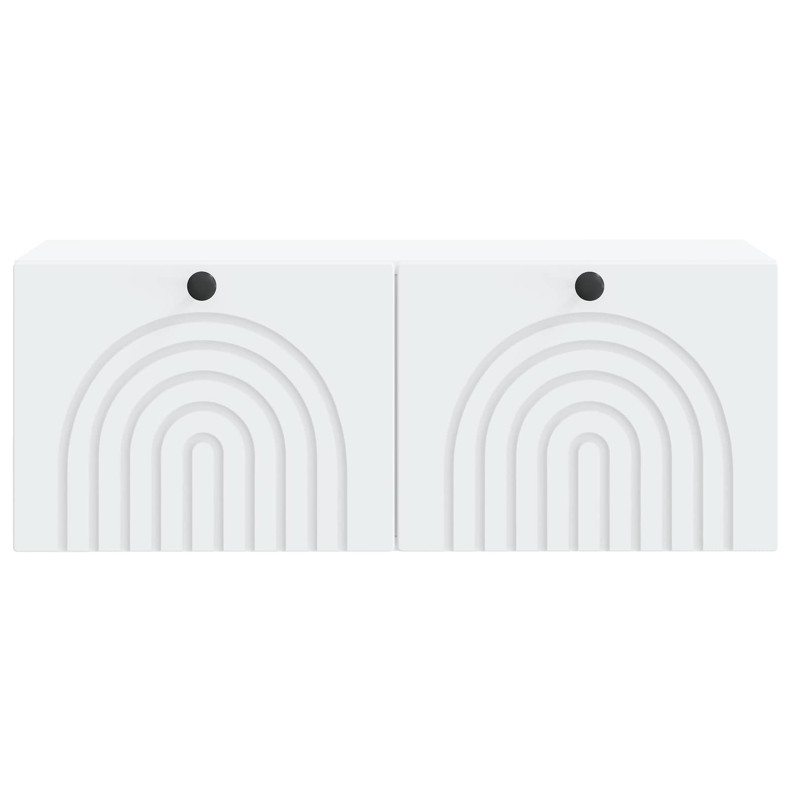 Wandbeugel TV-kast Wit 78,5 x 31 x 30 cm Bewerkt hout
