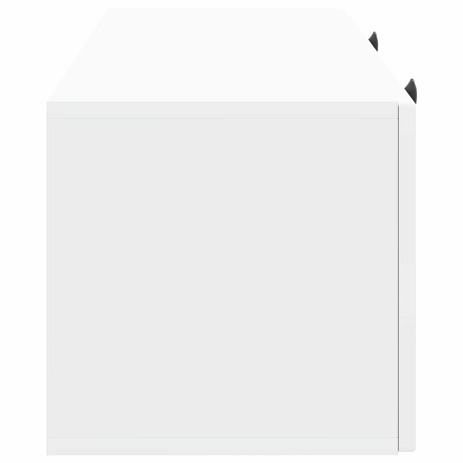 Wandbeugel TV-kast Wit 78,5 x 31 x 30 cm Bewerkt hout