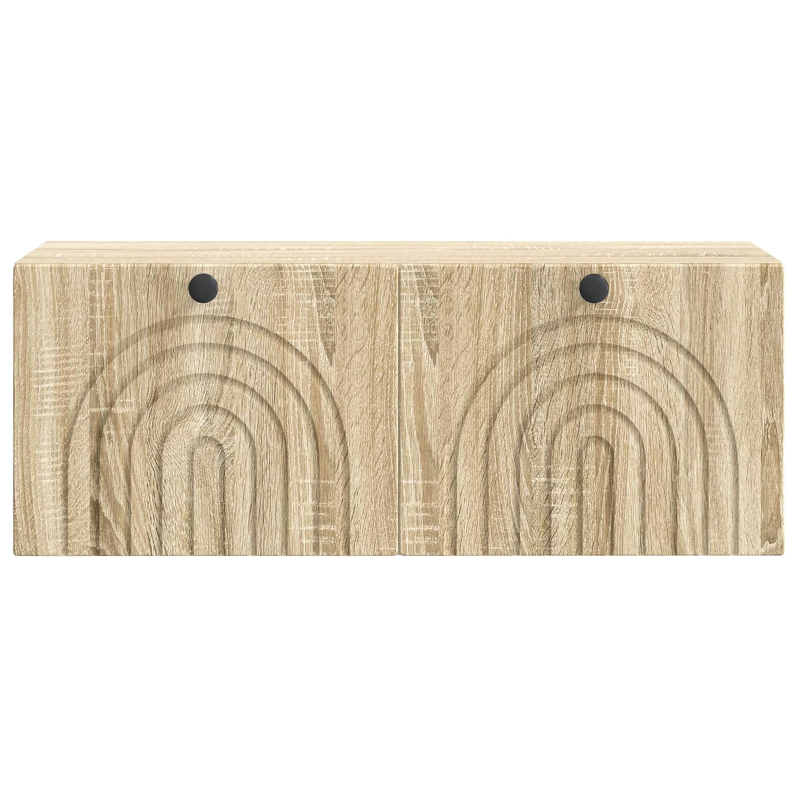 Wandbeugel TV-kast Sonoma Eiken 78,5 x 31 x 30 cm Bewerkt hout