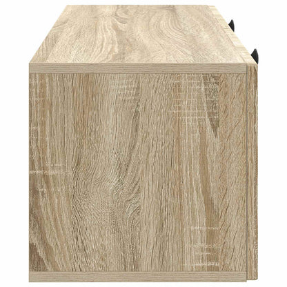 Wandbeugel TV-kast Sonoma Eiken 78,5 x 31 x 30 cm Bewerkt hout