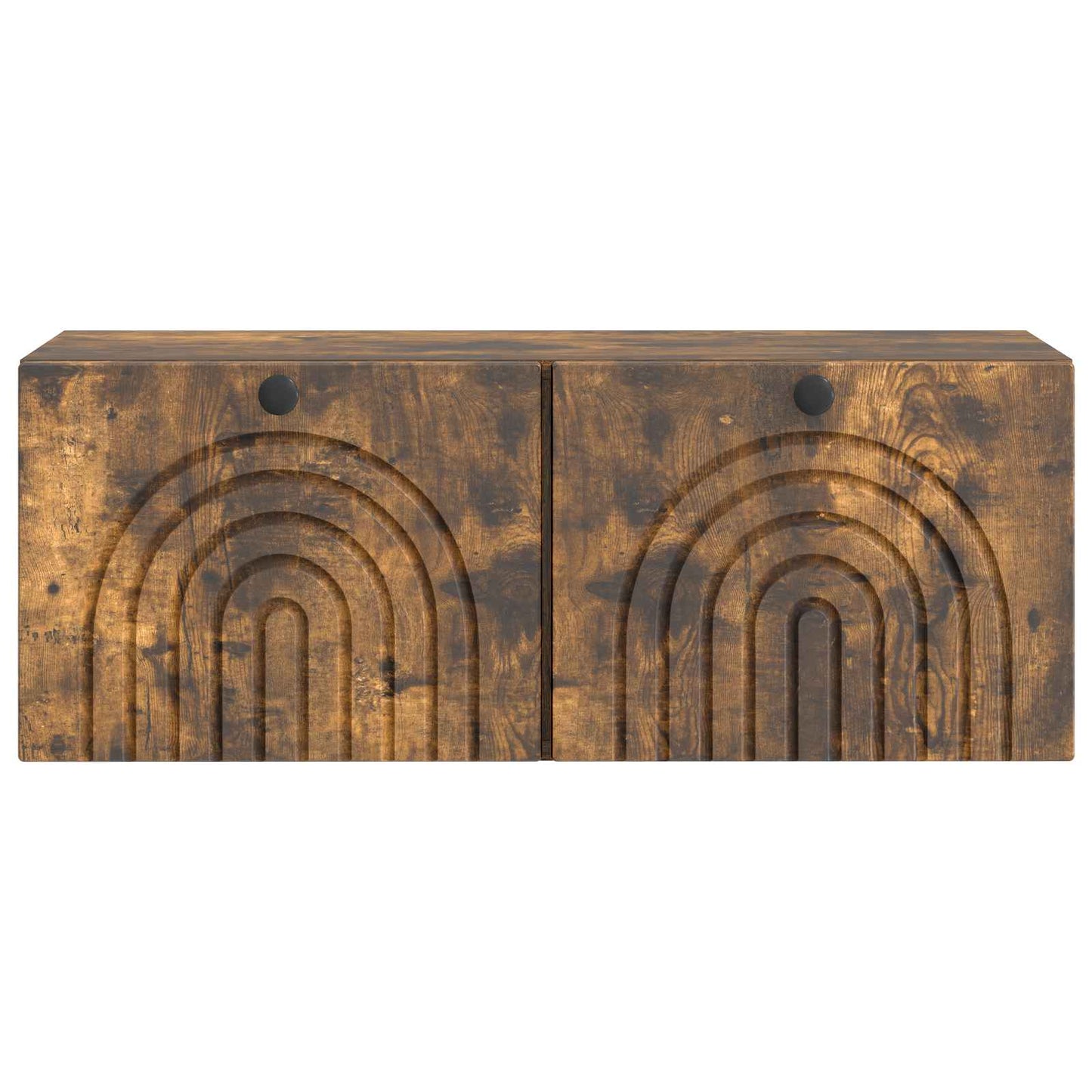 Wandbeugel TV-kast Gerookt eiken 78,5 x 31 x 30 cm Bewerkt hout