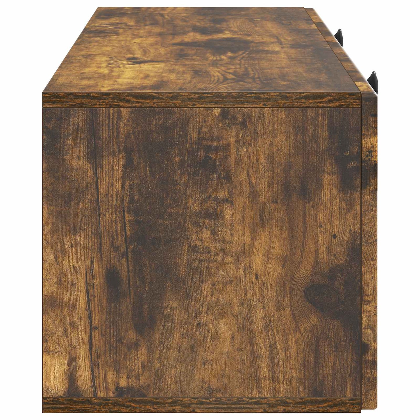 Wandbeugel TV-kast Gerookt eiken 78,5 x 31 x 30 cm Bewerkt hout