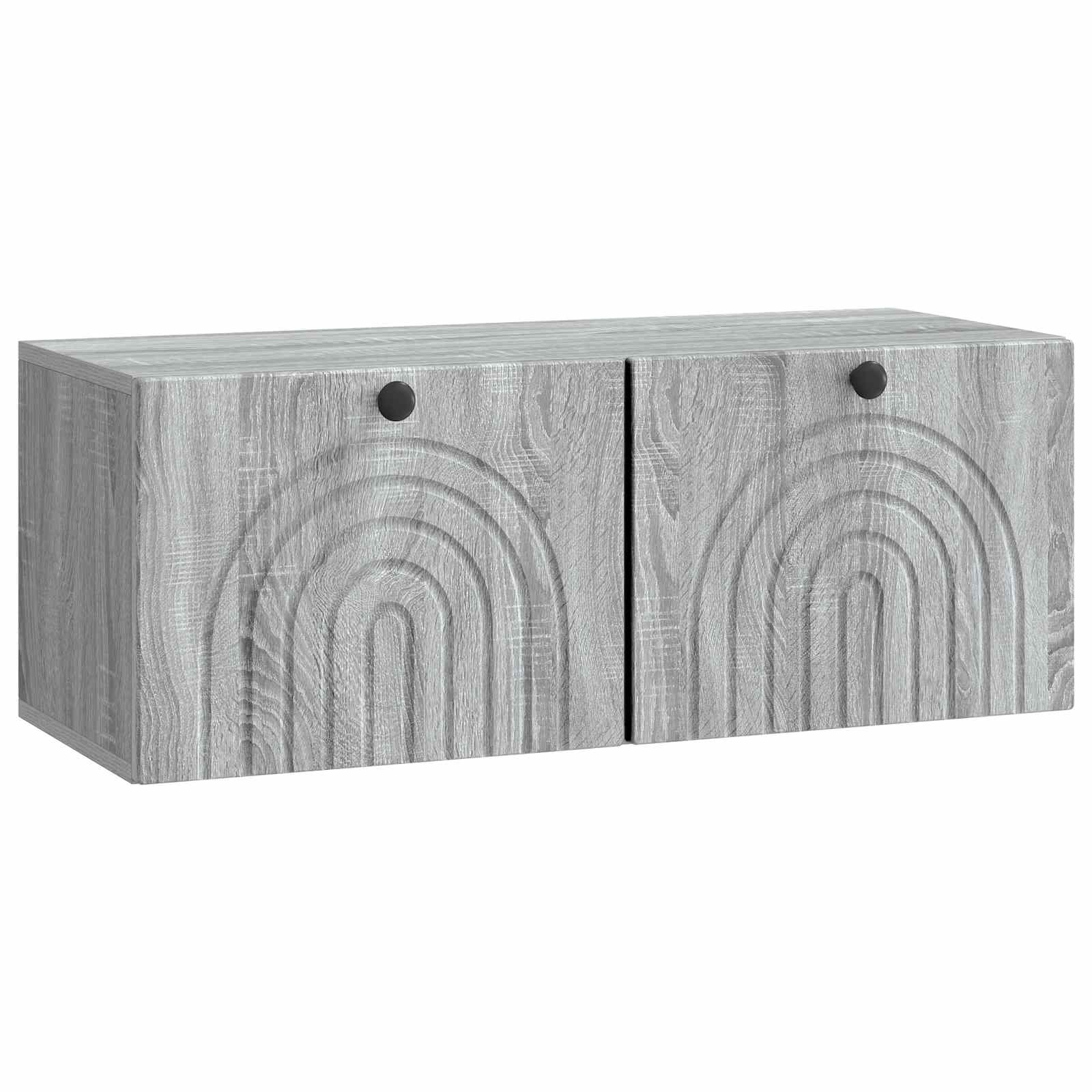 Wandbeugel TV-kast Grijs sonoma 78,5 x 31 x 30 cm Bewerkt hout
