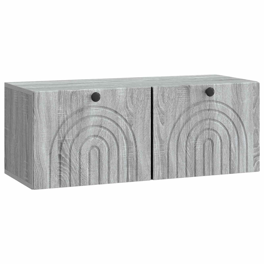 Wandbeugel TV-kast Grijs sonoma 78,5 x 31 x 30 cm Bewerkt hout