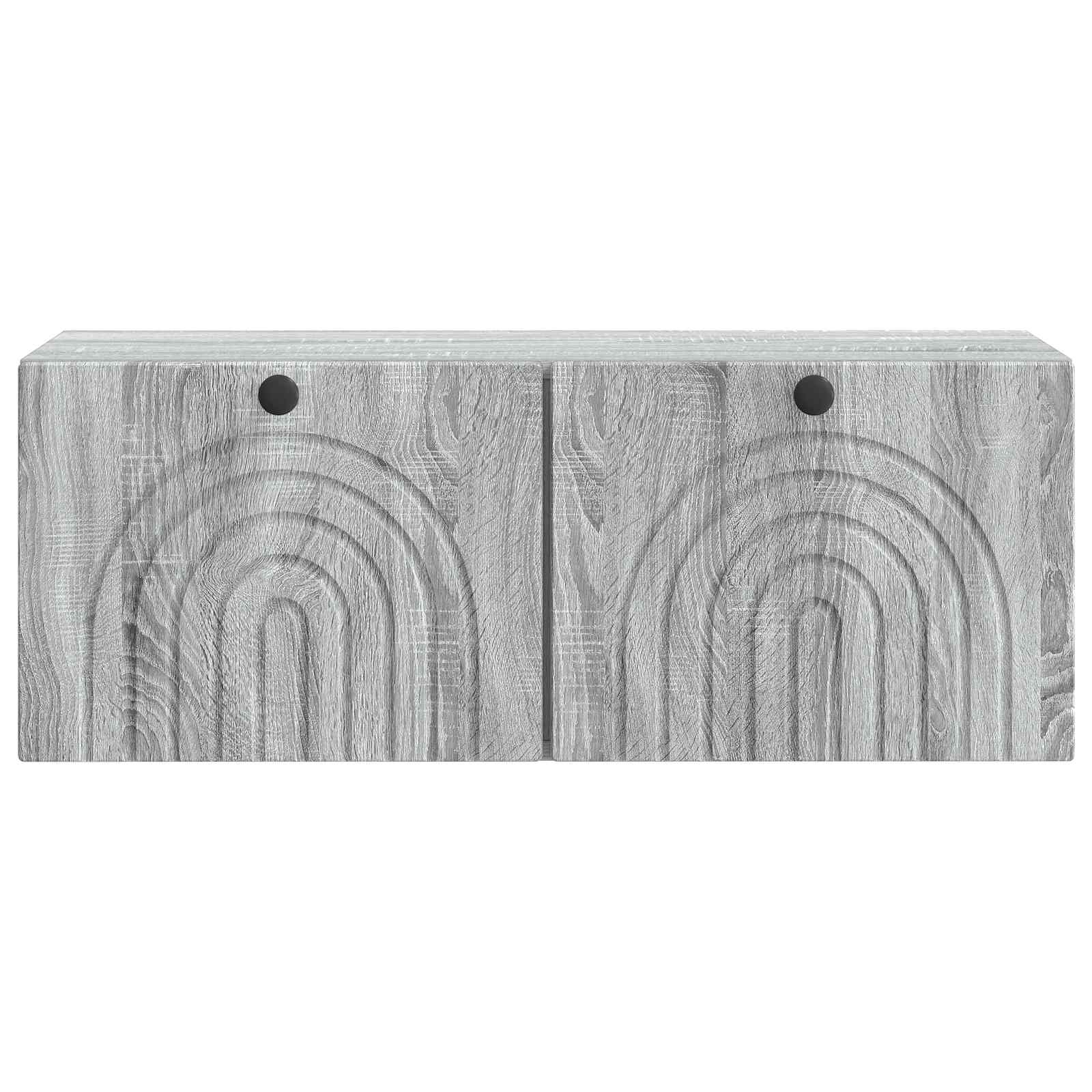 Wandbeugel TV-kast Grijs sonoma 78,5 x 31 x 30 cm Bewerkt hout
