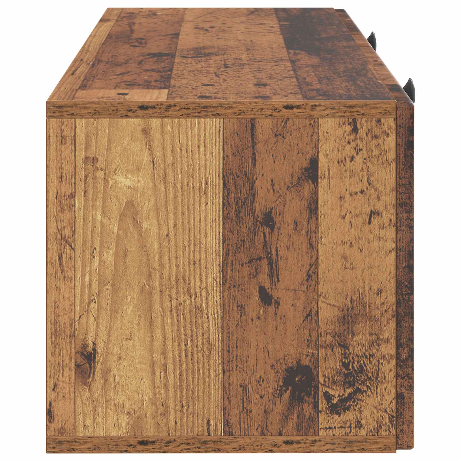 Wandbeugel TV-kast Oud hout 78,5 x 31 x 30 cm Bewerkt hout