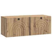 Wandkast Artisanaal eiken 78,5x31x30 cm