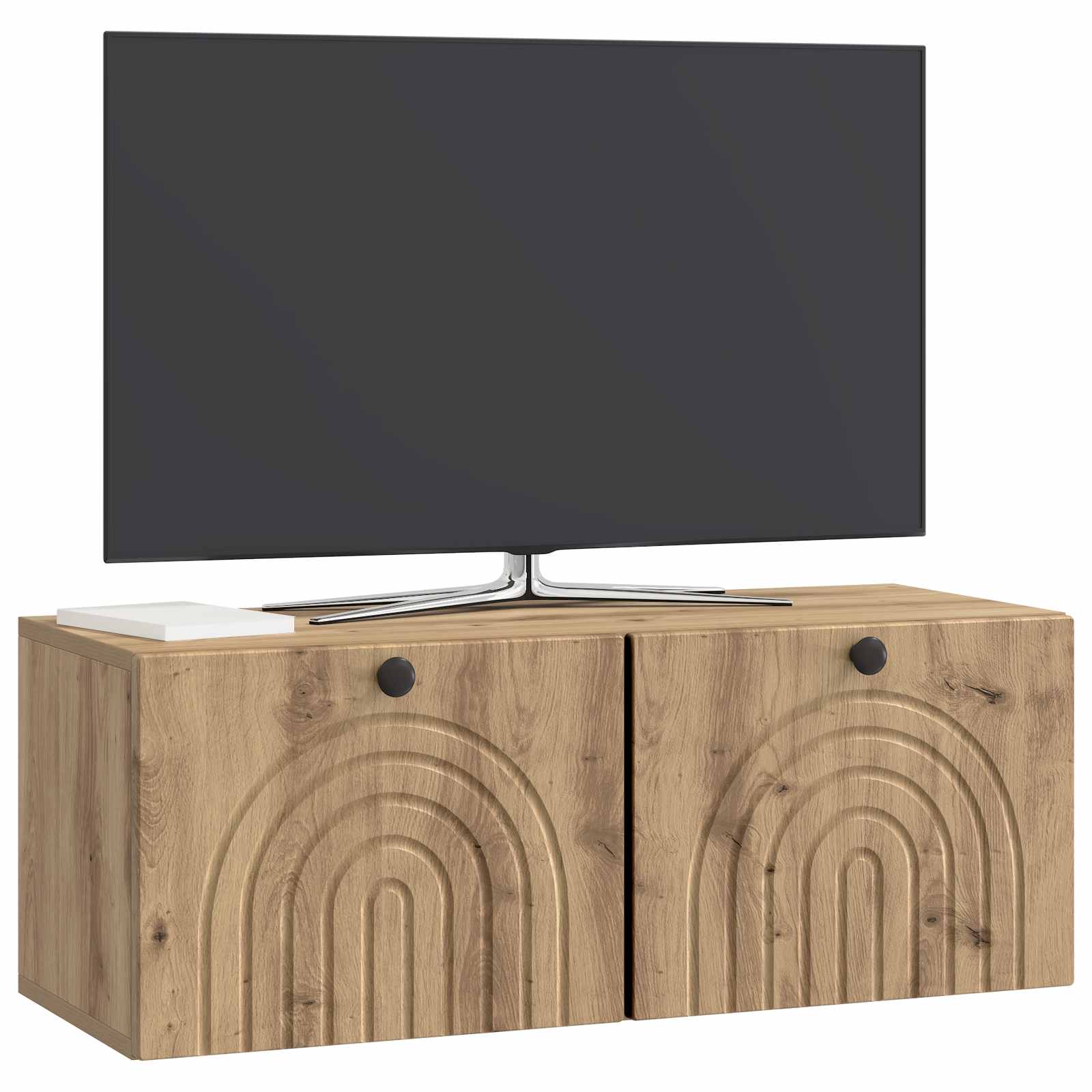 Wandbeugel TV-kast Artisanaal eiken 78,5 x 31 x 30 cm