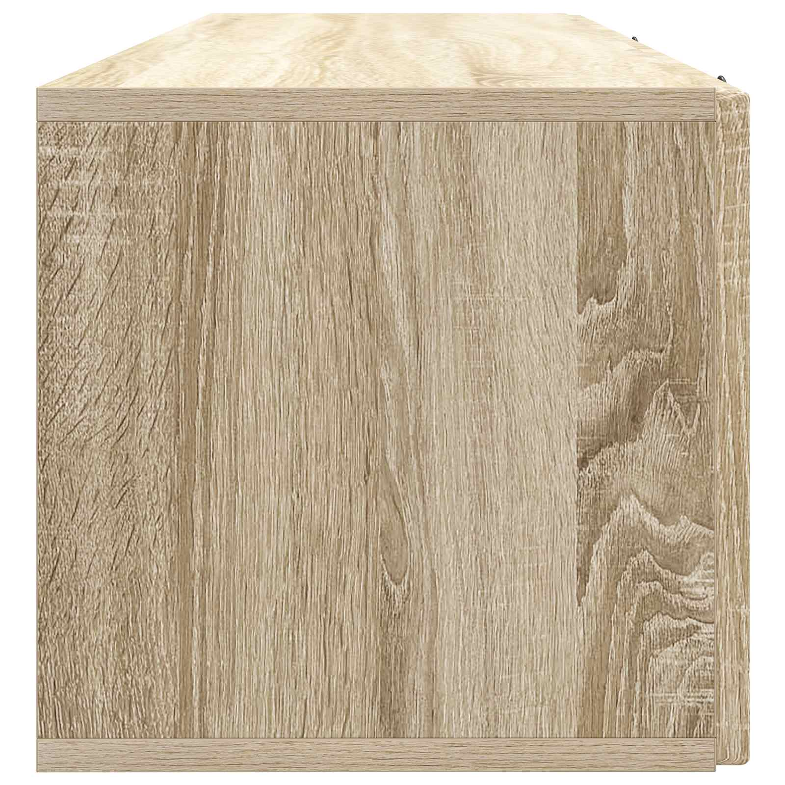 Wandbeugel TV-kast Sonoma Eiken 98 x 31 x 30 cm Bewerkt hout