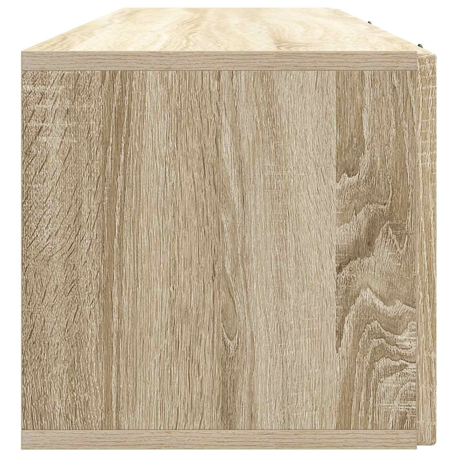 Wandbeugel TV-kast Sonoma Eiken 98 x 31 x 30 cm Bewerkt hout