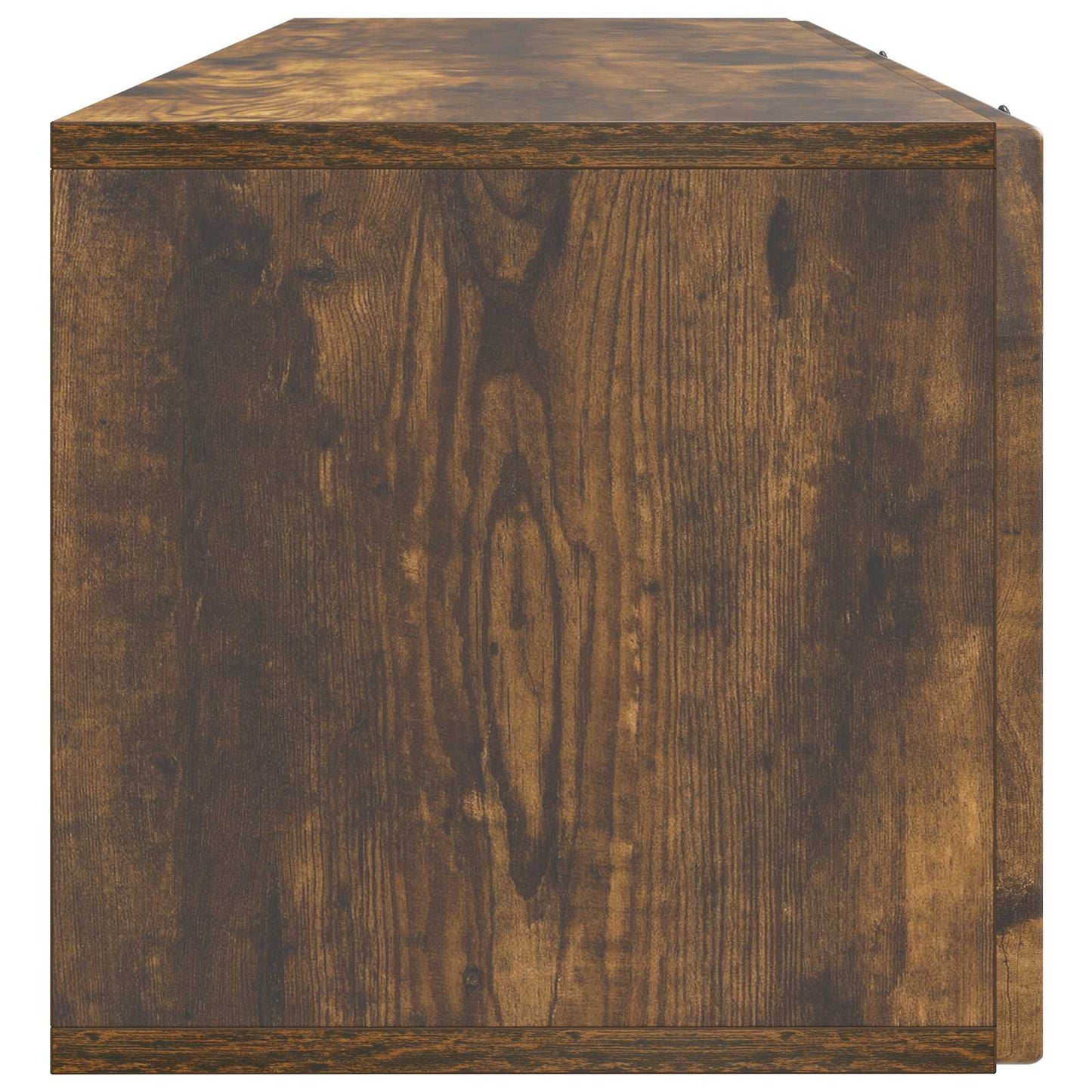 Wandbeugel TV-kast Gerookt eiken 98 x 31 x 30 cm Bewerkt hout
