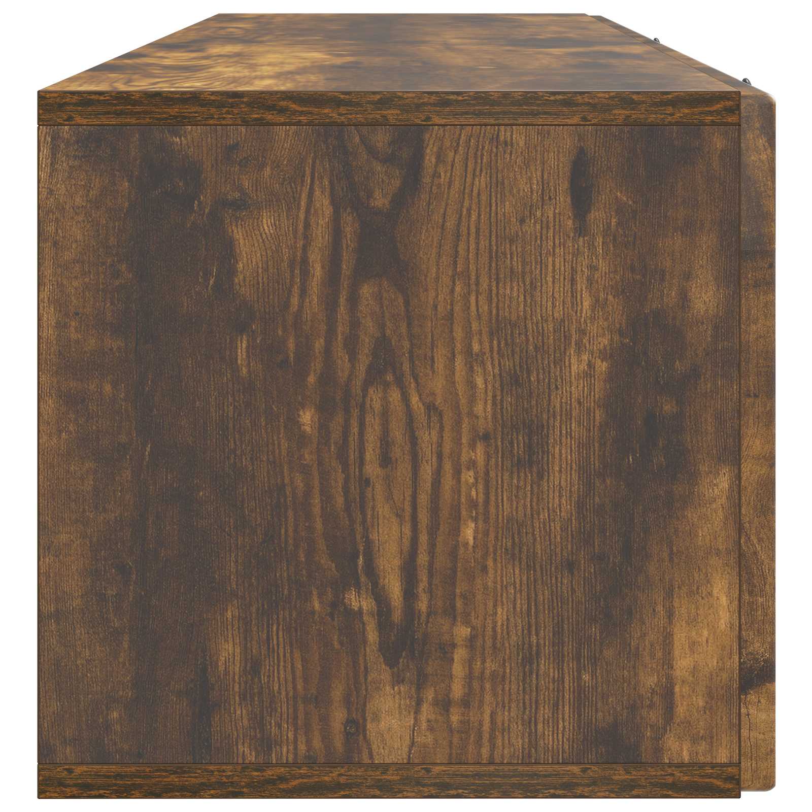 Wandbeugel TV-kast Gerookt eiken 98 x 31 x 30 cm Bewerkt hout