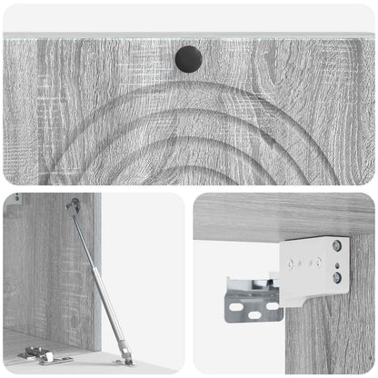 Wandbeugel TV-kast Grijs sonoma 98 x 31 x 30 cm Bewerkt hout