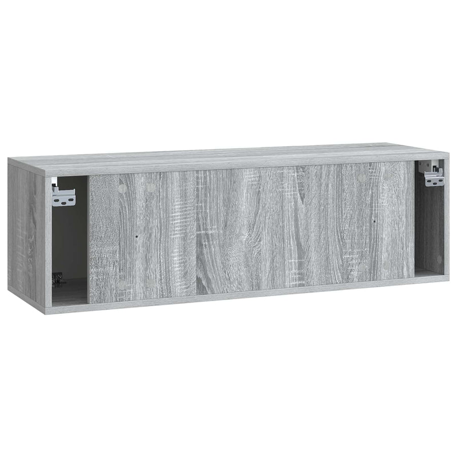 Wandbeugel TV-kast Grijs sonoma 98 x 31 x 30 cm Bewerkt hout