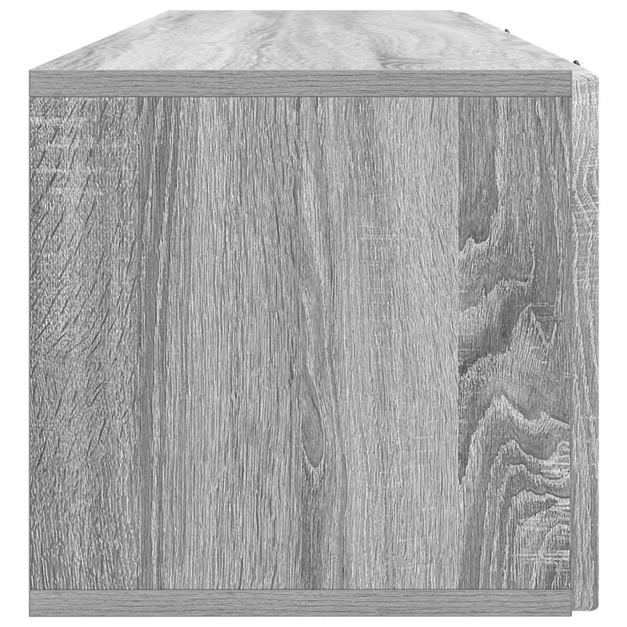 Wandbeugel TV-kast Grijs sonoma 98 x 31 x 30 cm Bewerkt hout