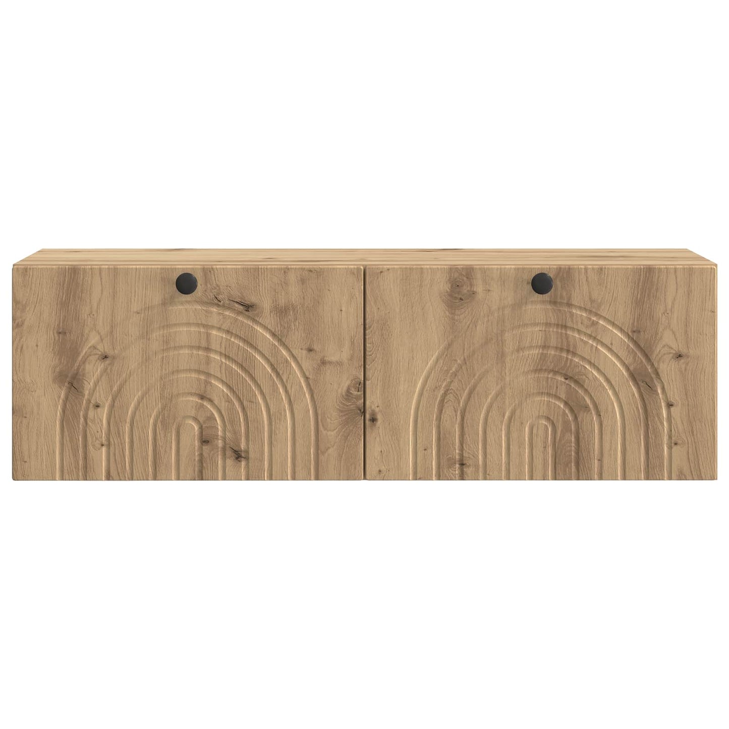 Wandbeugel TV-kast Artisanaal eiken 98 x 31 x 30 cm