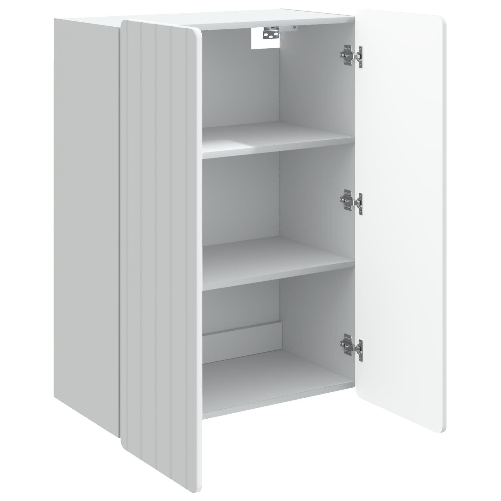 Wandkast Wit 66 x 34,5 x 92 cm Bewerkt hout