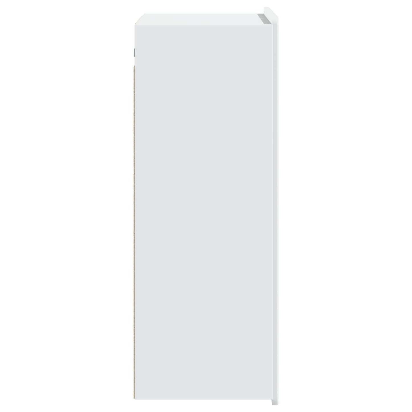 Wandkast Wit 66 x 34,5 x 92 cm Bewerkt hout
