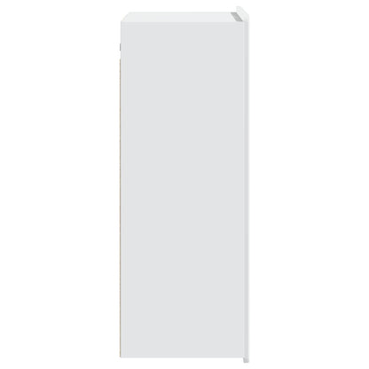 Wandkast Wit 66 x 34,5 x 92 cm Bewerkt hout