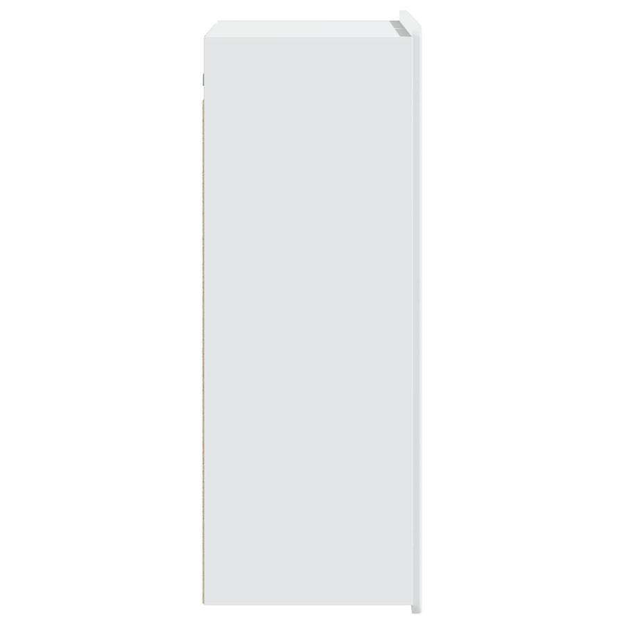 Wandkast Wit 66 x 34,5 x 92 cm Bewerkt hout