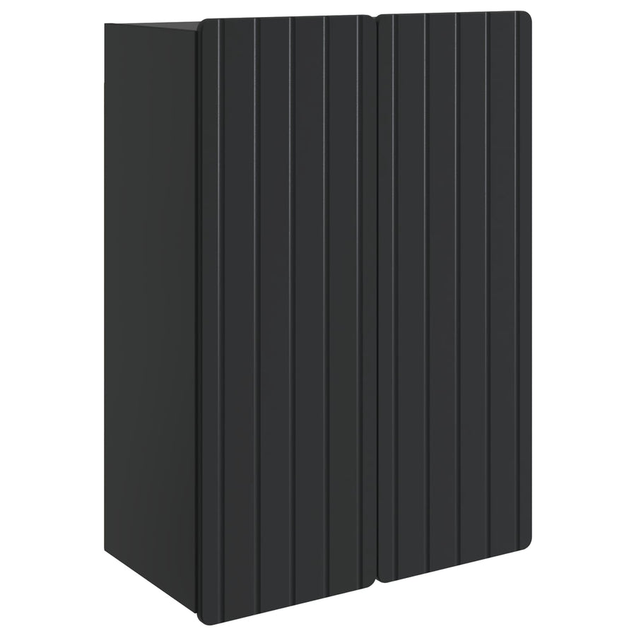 Wandkast Zwart 66 x 34,5 x 92 cm Bewerkt hout