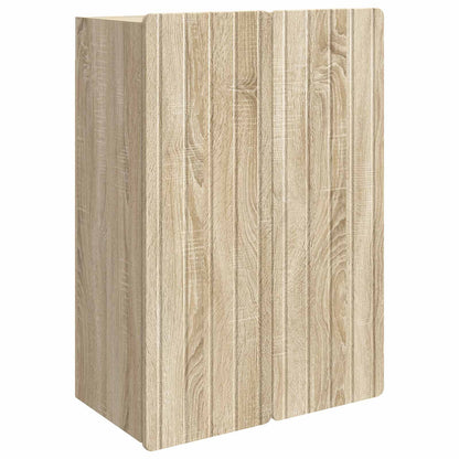 Wandkast Sonoma Eiken 66 x 34,5 x 92 cm Bewerkt hout