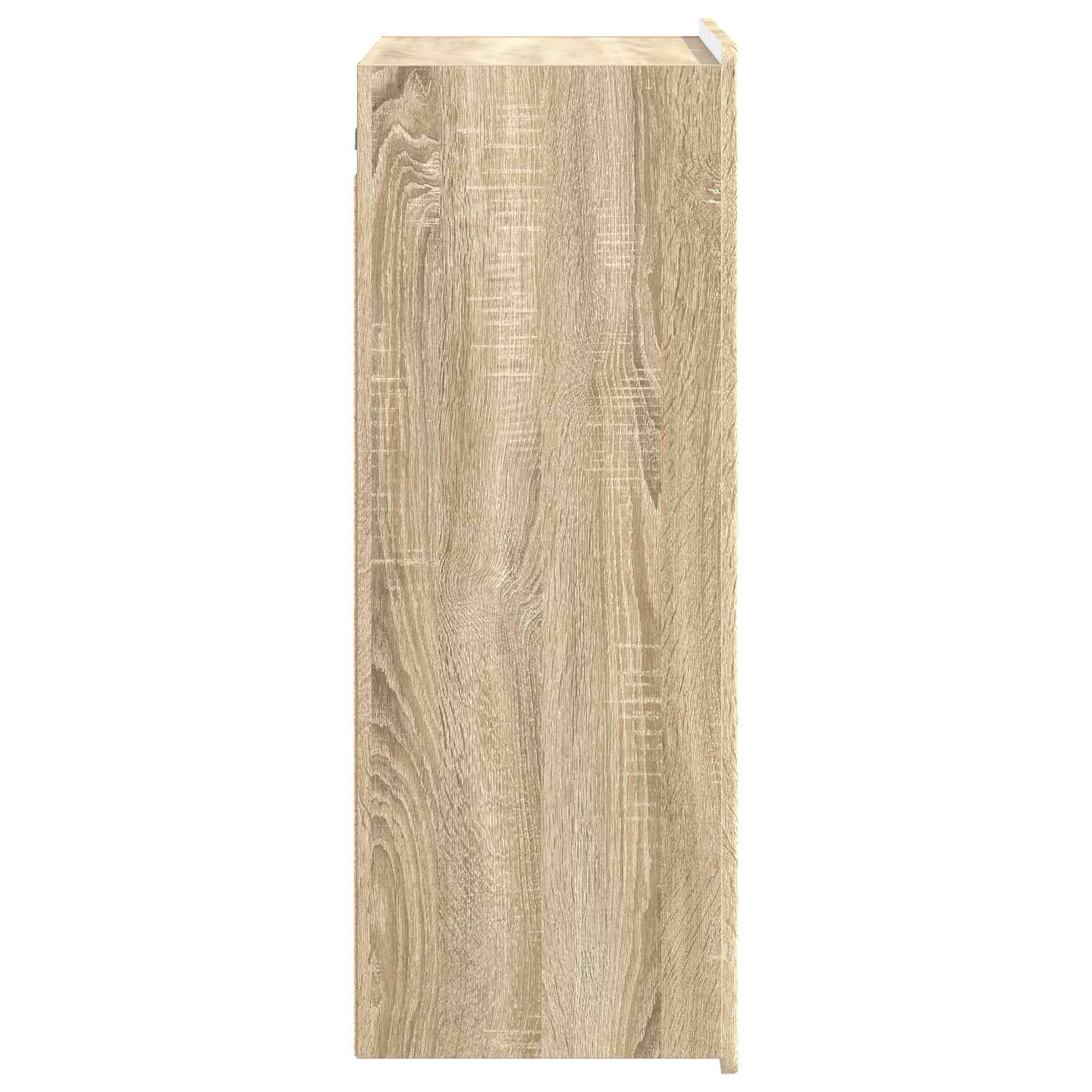Wandkast Sonoma Eiken 66 x 34,5 x 92 cm Bewerkt hout