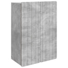 Wandkast 66x34,5x92 cm bewerkt hout betongrijs
