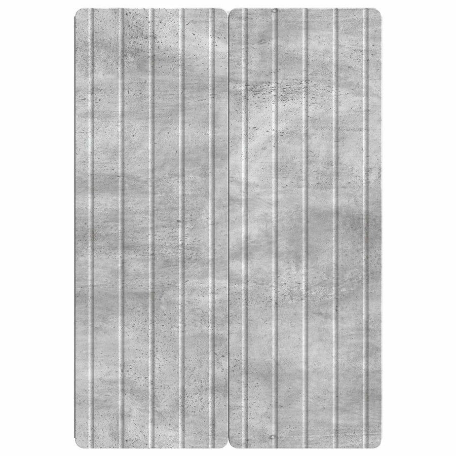 Wandkast Betongrijs 66 x 34,5 x 92 cm Bewerkt hout