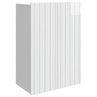 Wandkast 66x34,5x92 cm bewerkt hout wit